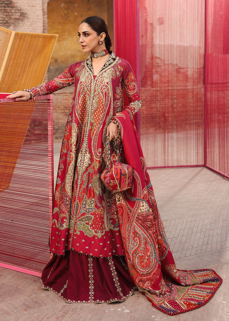 Crimson Jhilmil Luxury Wedding Formals – DAMINI