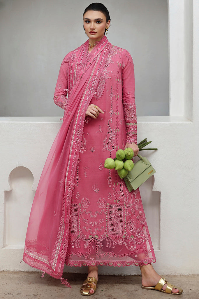 Qalamkar Qline Linen Fall – KL-04 BLOOM