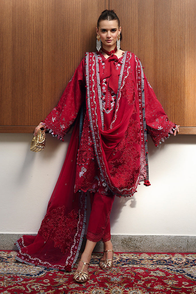 Qalamkar Chikankari Eid Edit Lawn – CM-03 RUBY