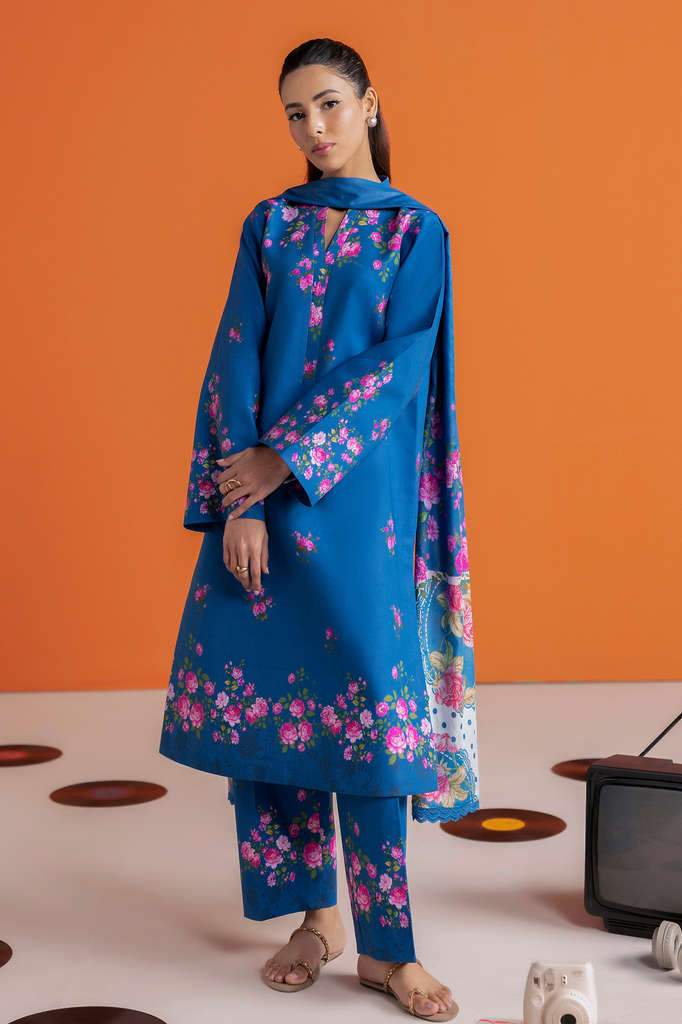 RajBari Amal Summer Prints 3Pc Lawn Suit – D-10