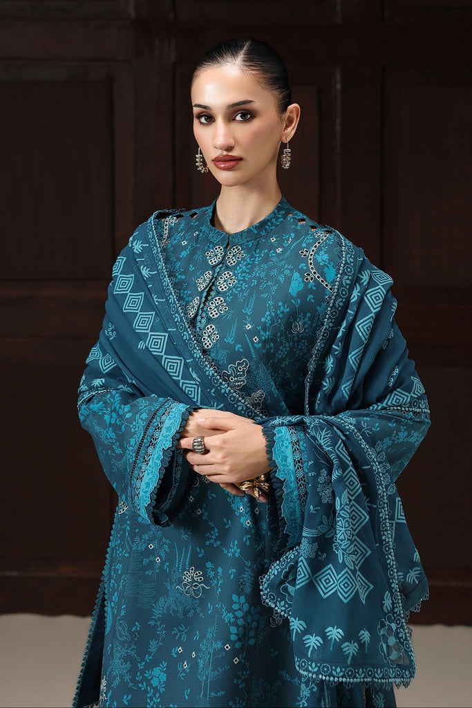 Qalamkar QPrints Lawn Drop II – QQP-06 (A) ALYRA