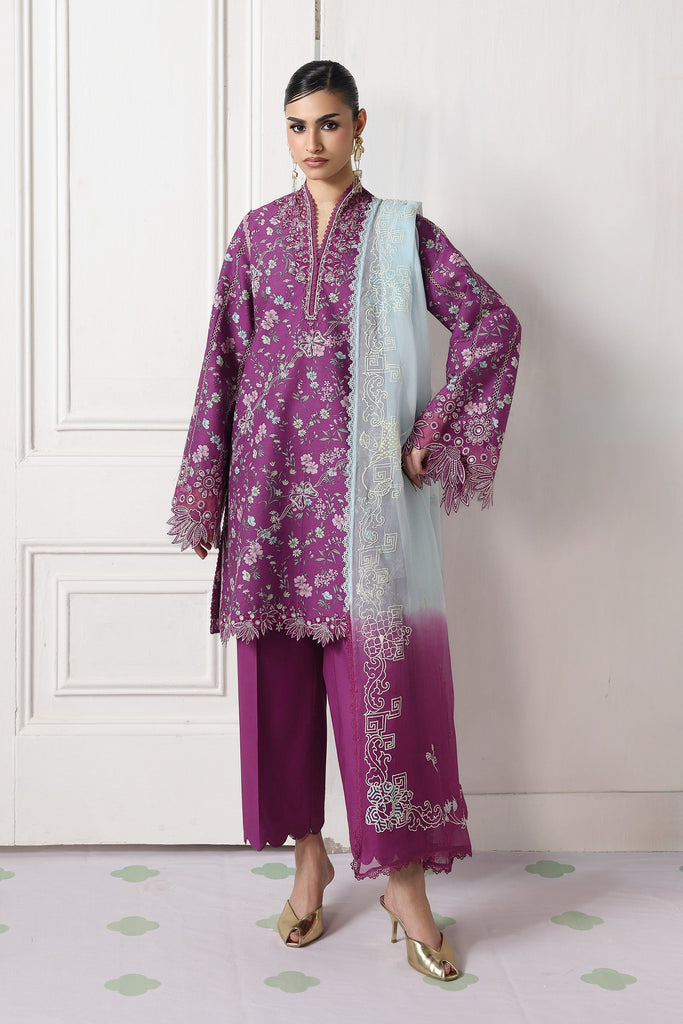 Qalamkar QPrints Lawn Drop II – QQP-09 (A) BRISE