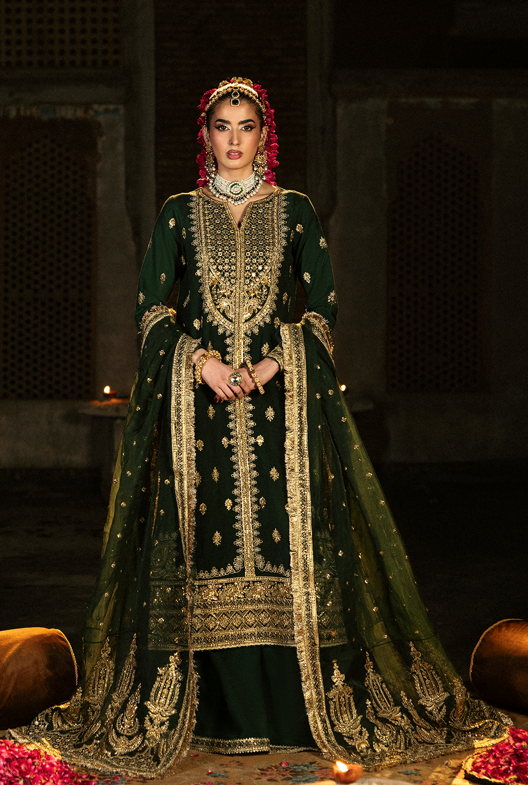 Dark Green Silk Pakistani Suit for Wedding | Saad Shaikh Zaib | Mehndi Dress YourLibaas Dark Green Silk Pakistani Suit for Wedding | Saad Shaikh Zaib | Mehndi Dress YourLibaas