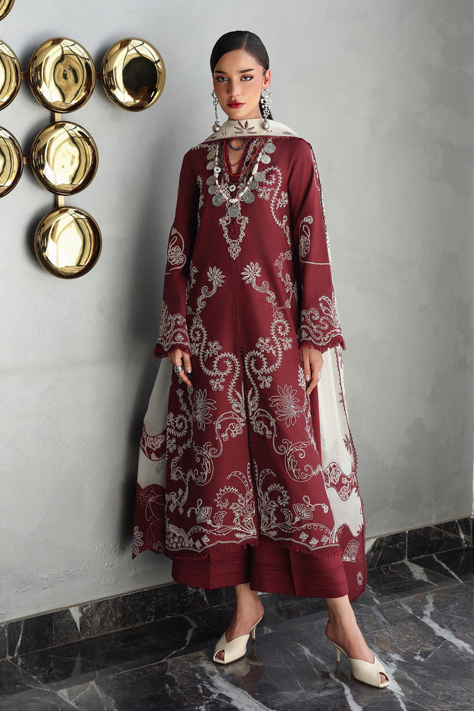 Qalamkar Qline Lawn Drop II – QKL-08 NISA