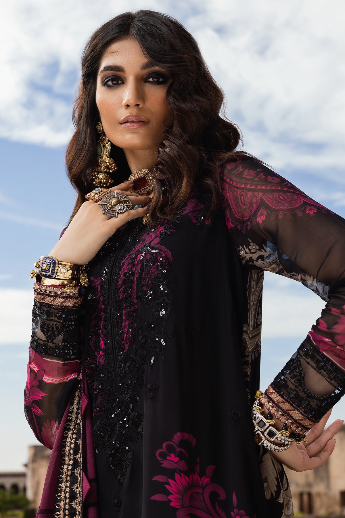 Vasal Luxury Chiffon Collection '24 by Charizma | VSL5-13