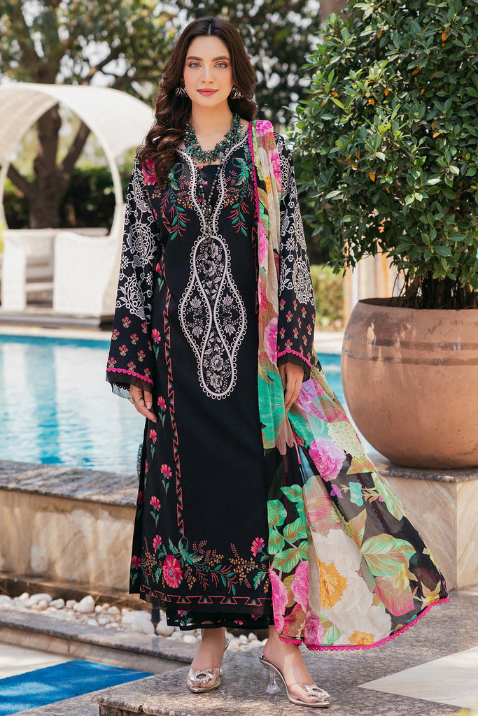 Charizma CPrints – Printed Lawn Shirt with Chiffon Dupatta and Trouser CP4-41