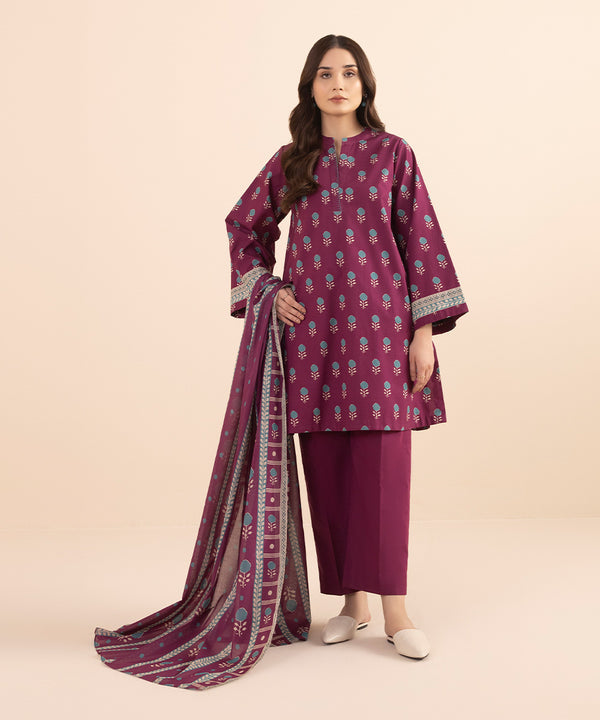 Sapphire 3PC Lawn Collection – U3P-DY24D1-21