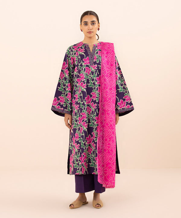 Sapphire 3PC Lawn Collection – U3P-DY24D1-28