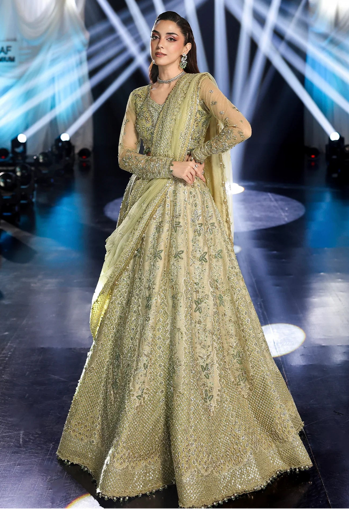 Elaf Stardom Luxury Handwork Wedding Formals – ESH-07 MINT MAJESTY