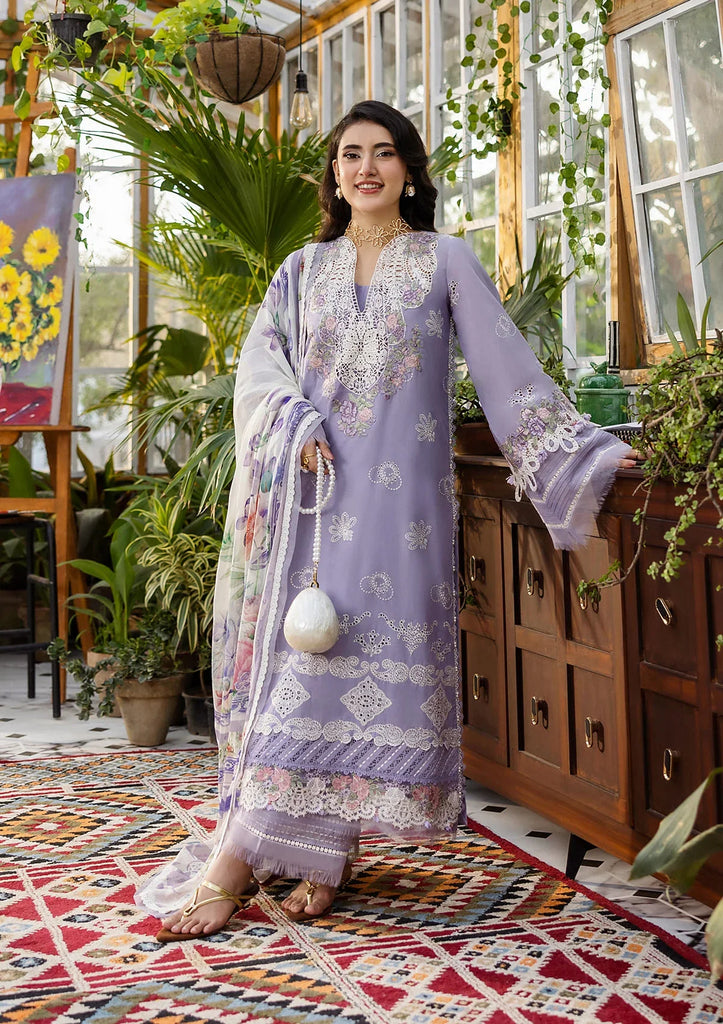 Elaf E.Craft Chikankari Lawn – EEC-5A LAVENDER LOVE