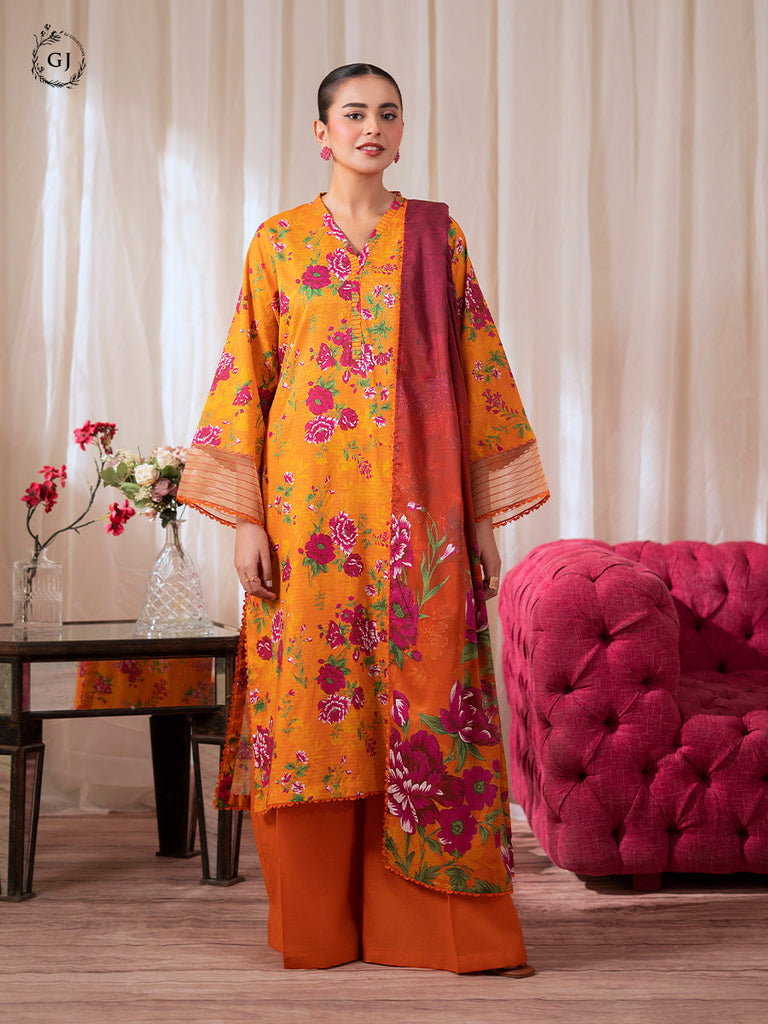 Gulljee Rang Zaib Summer Lawn – GJRGZ2501A4