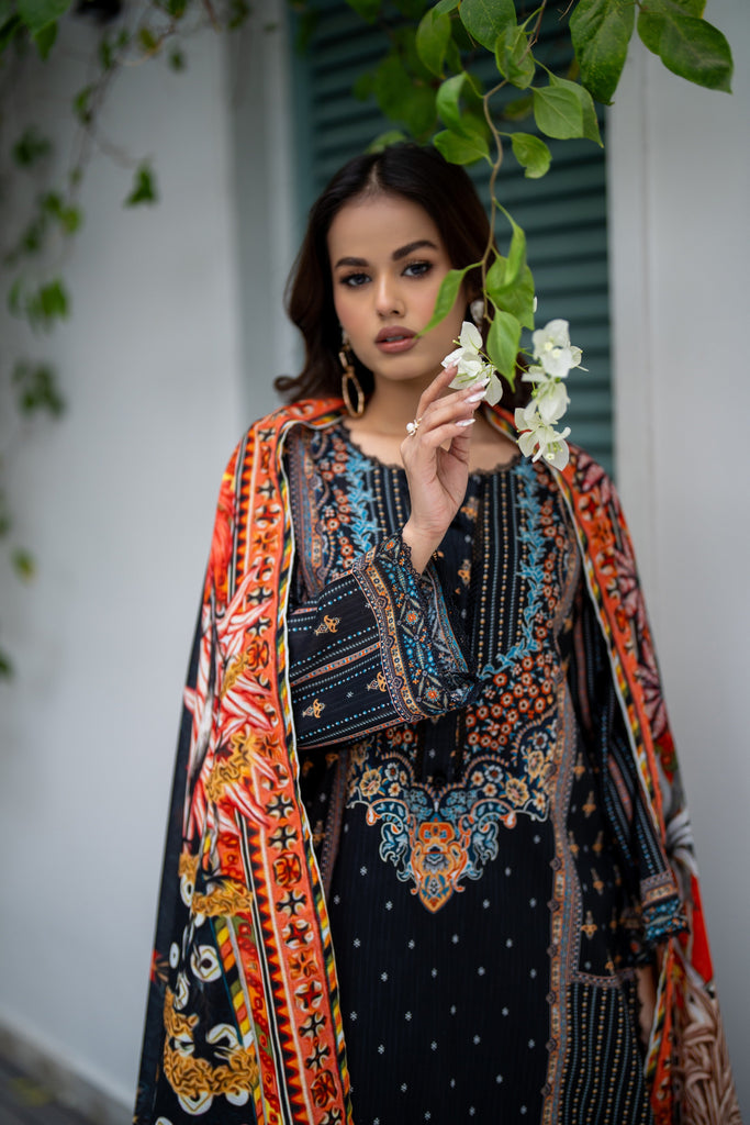 Salina Digital Printed Lawn V1 – SDPL25V1-10