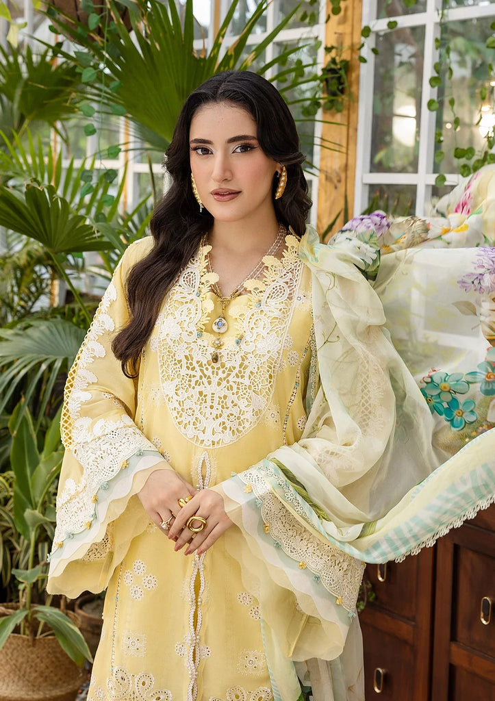 Elaf E.Craft Chikankari Lawn – EEC-2B BUTTER BLOOM