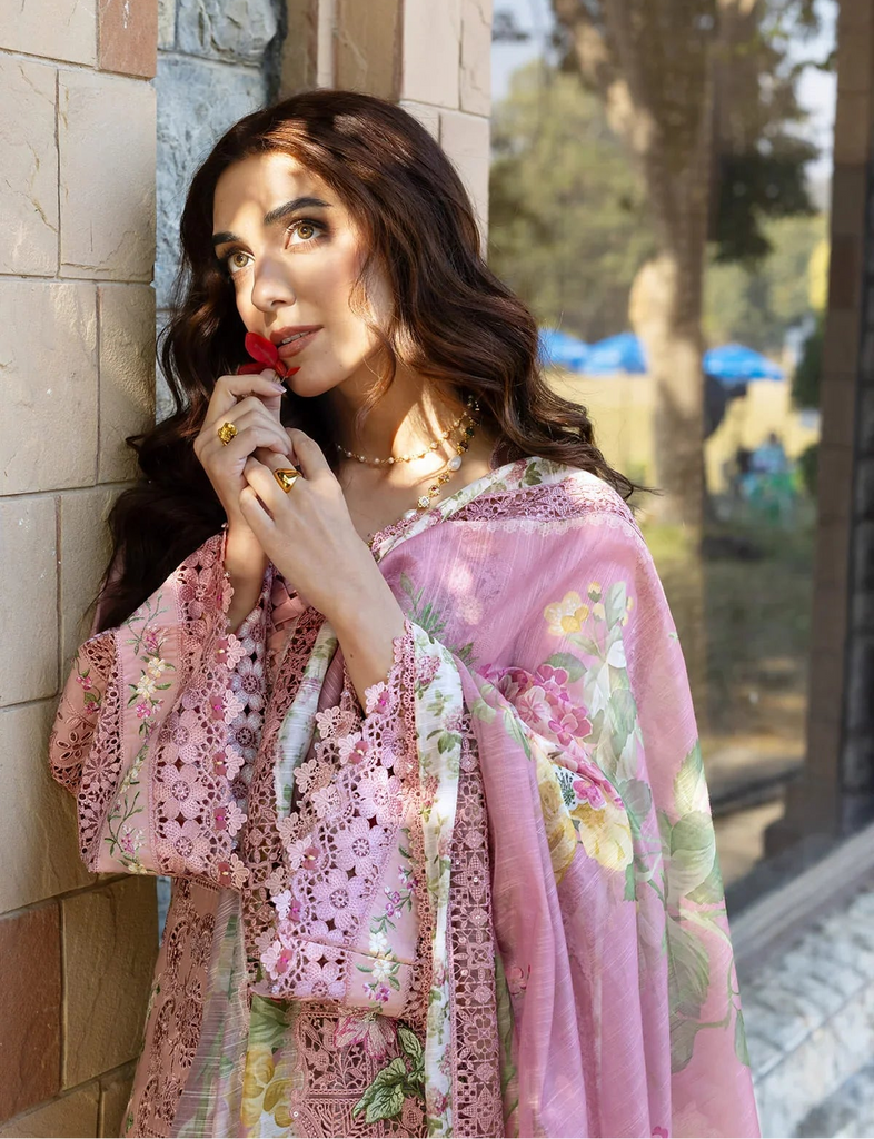 Elaf Luxury Lawn – ELY-09 ROSEE