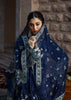 Kahf Karandi with Embroidered Chiffon – KKH-02  AZURE BLUE