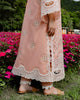 Mushq Hemline Lawn · The Secret Garden – Peach Blossom