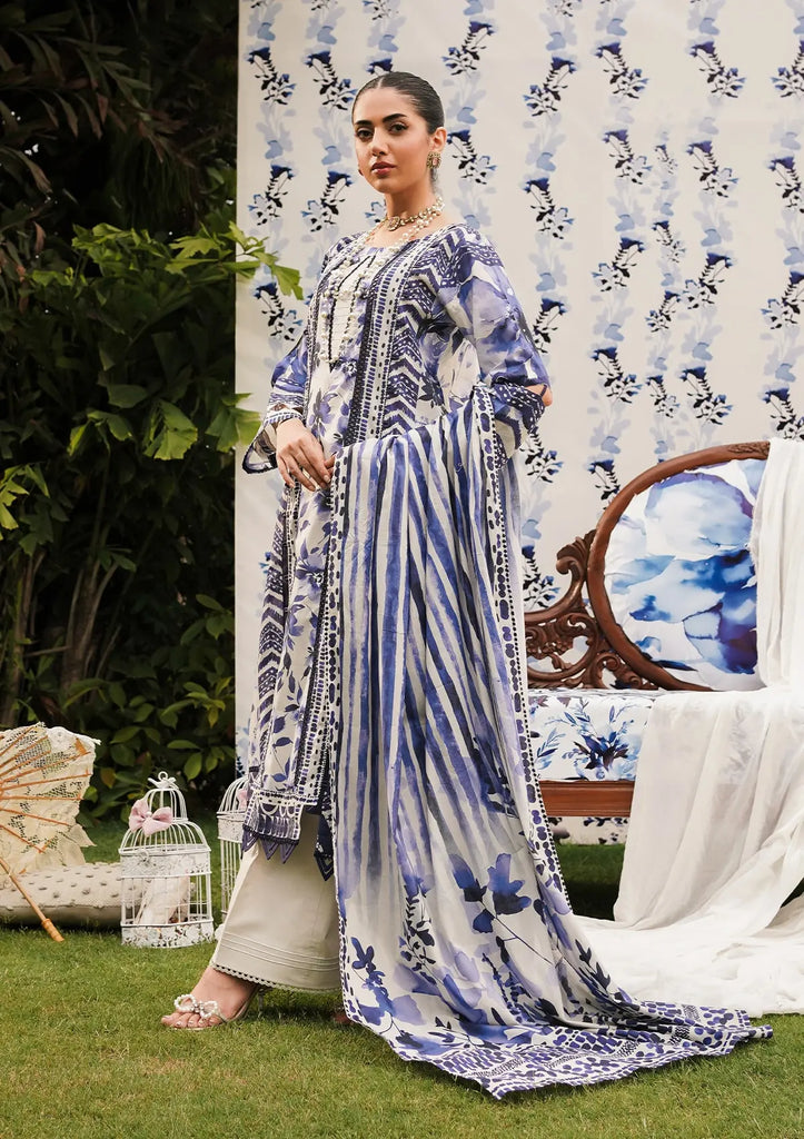 Elaf Prints Printed Lawn – EEP-07A - Shadow Sisters