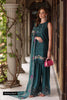 Saadia Asad Eid Luxury Schiffli Laserkari Lawn – D5- Teal