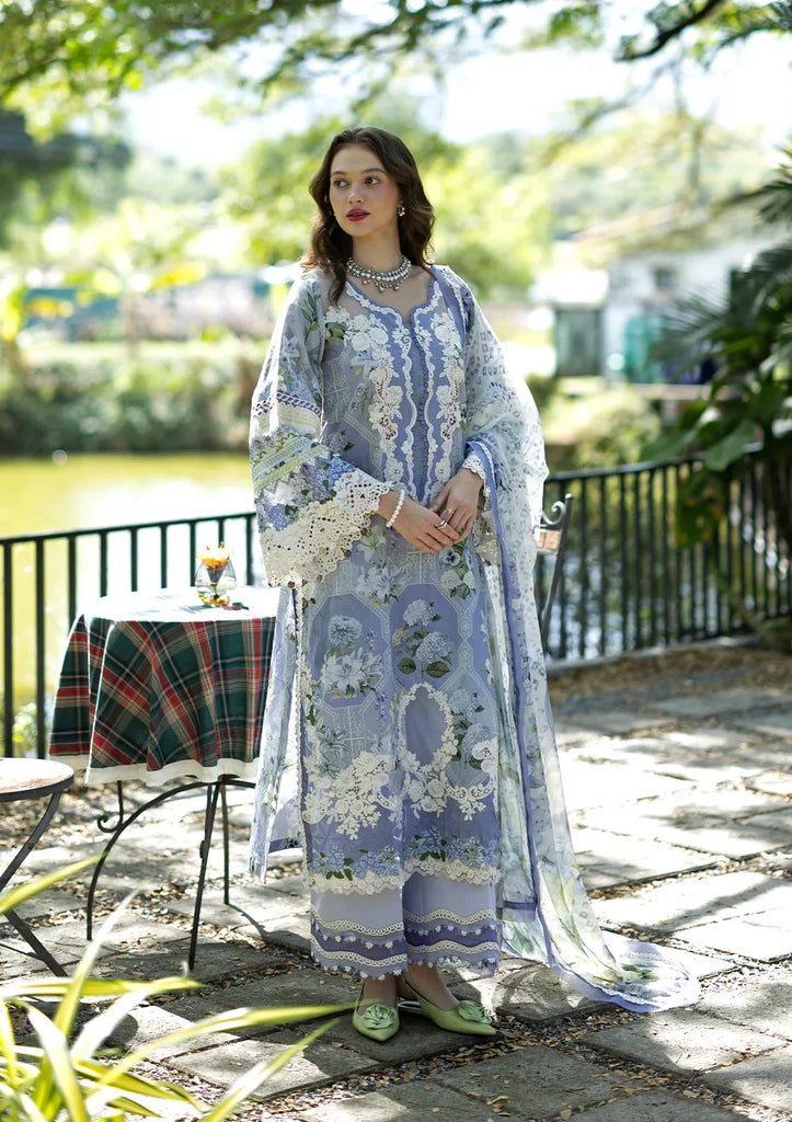 Elaf Signature Embroidered Lawn Prints – ESA-8B ANASTASSIA