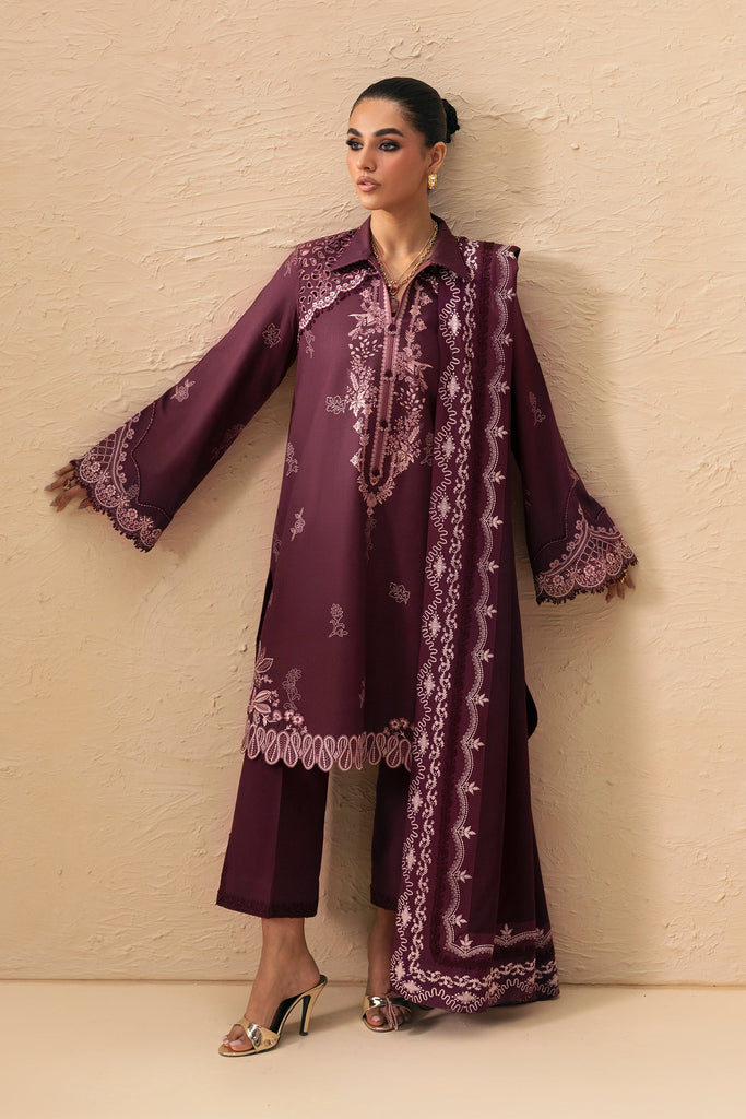 Qalamkar QPrints Winter – QPW-02 (B) Veena