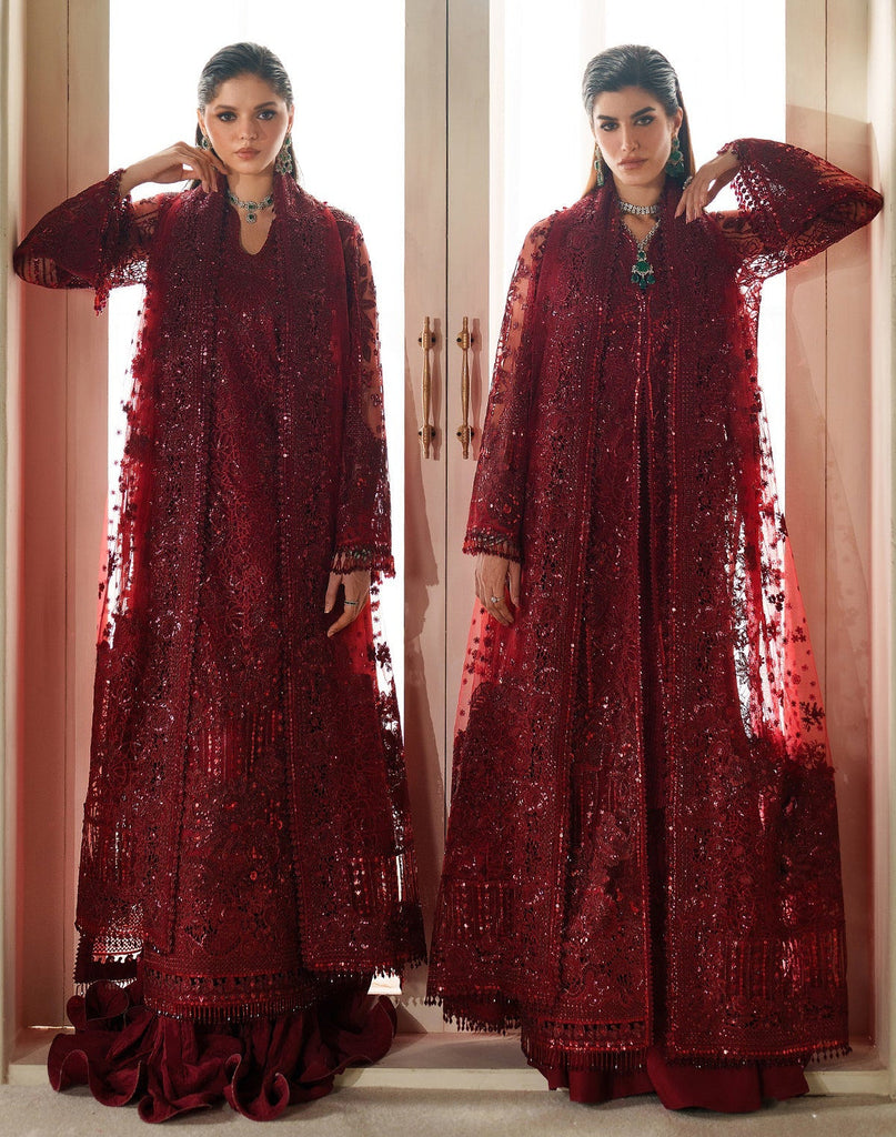 Baroque Chantelle Luxury Wedding Formals – Embroidered Net CH14-01