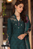 Saadia Asad Eid Luxury Schiffli Laserkari Lawn – D5- Teal