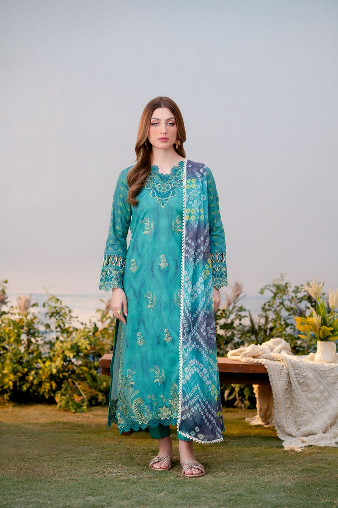 Aabyaan Shezlin Chikankari Ramadan Edit Lawn – ESLEM (AR-11)