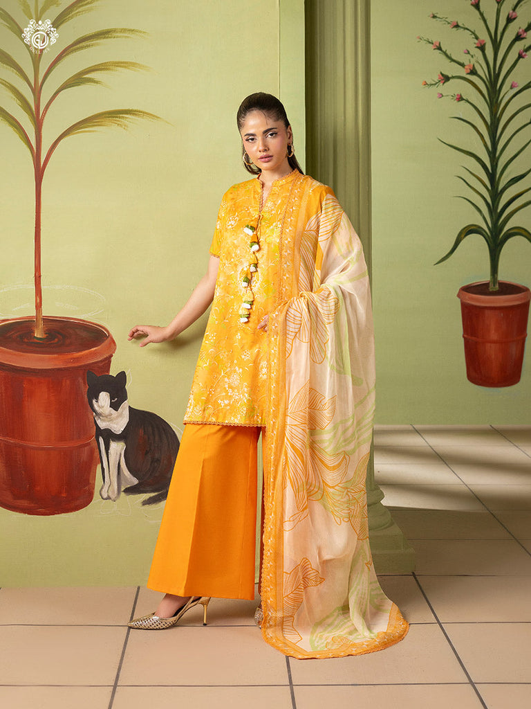 GullJee Illas Chikankari Lawn – A6