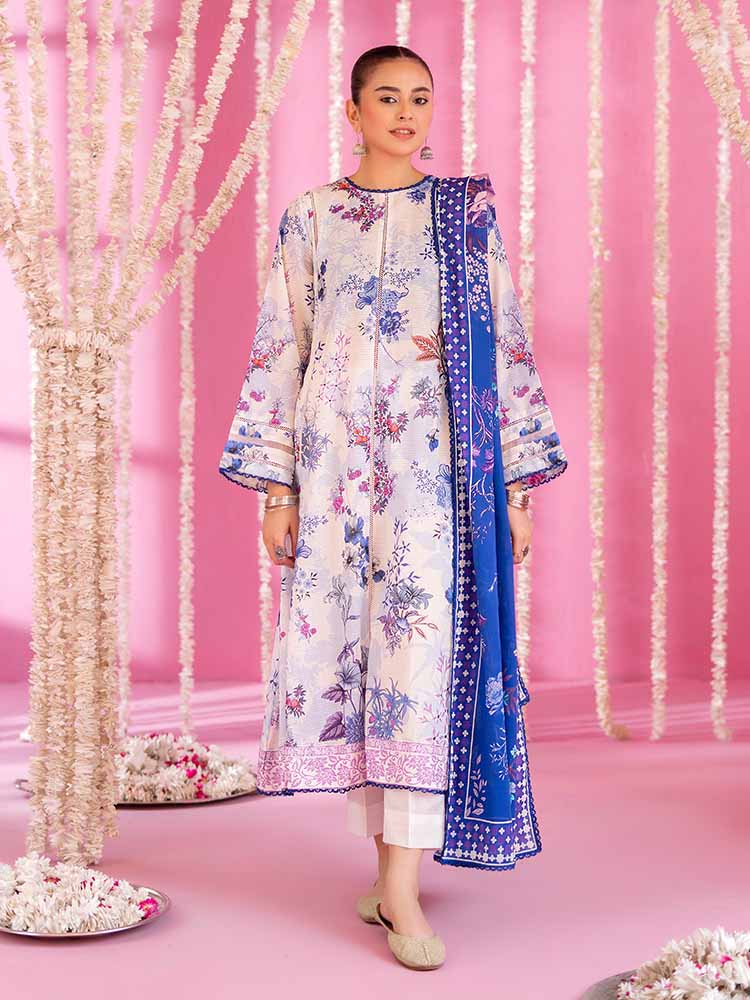 Binaas Gulab Rang Lawn  – D-3