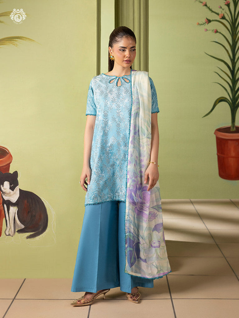 GullJee Illas Chikankari Lawn – A7
