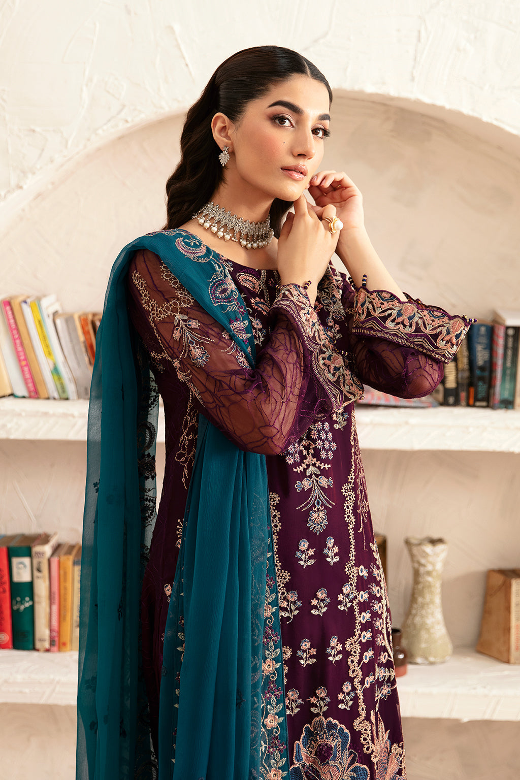 Ramsha Rangoon Chiffon Formals – D-1211 – YourLibaas