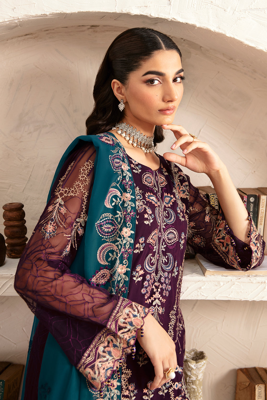 Ramsha Rangoon Chiffon Formals – D-1211 – YourLibaas