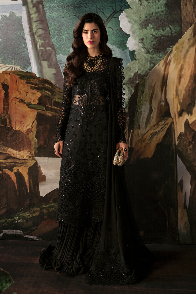 Afrozeh La Fuchsia Pakistani Luxury Dress