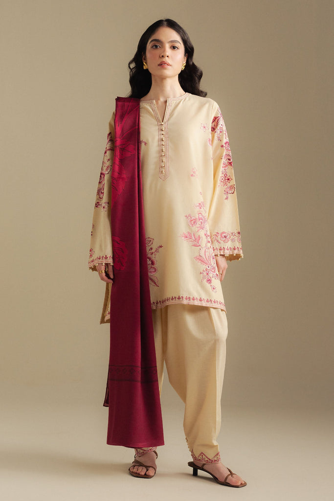 Zara Shahjahan Coco Fall/Winter – Snowdrop-10A