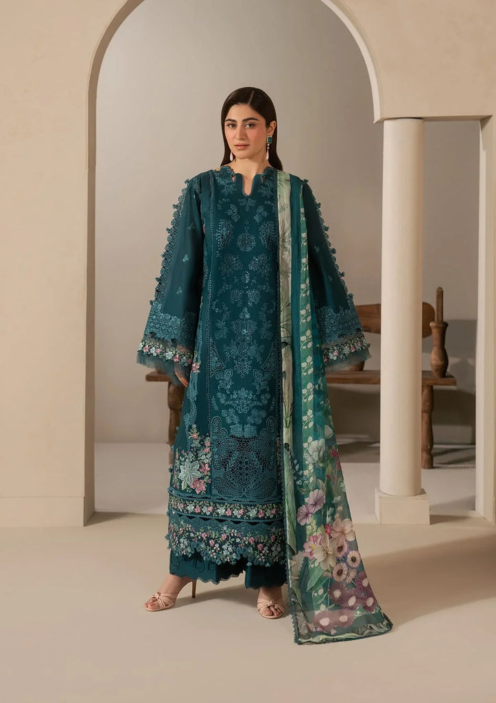 Elaf ECraft Chikankari Lawn – EHC-2A MOSS