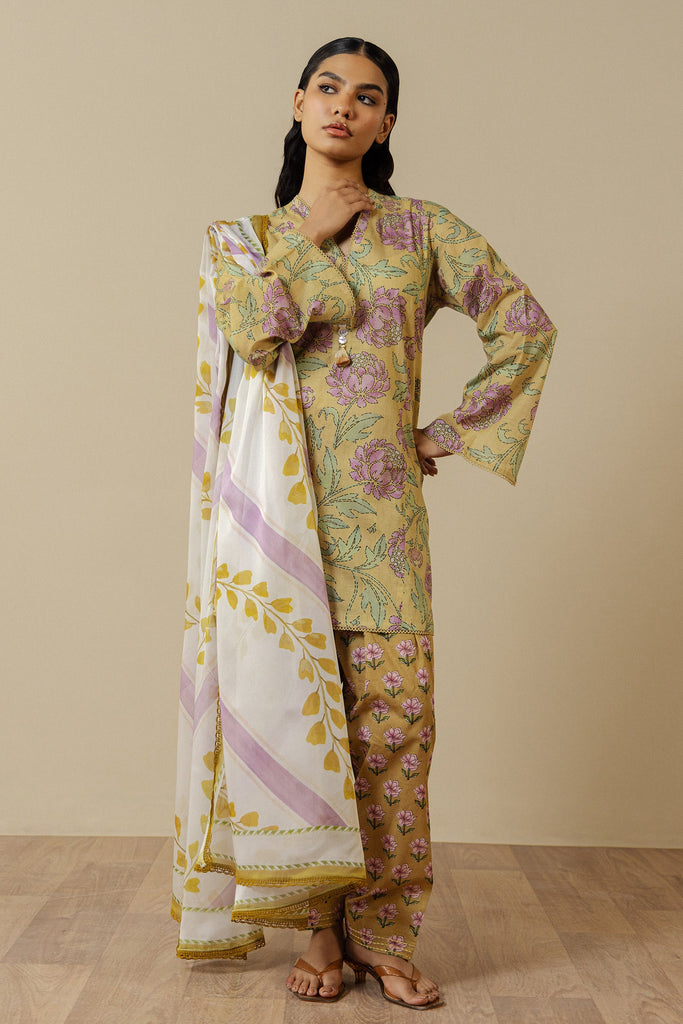 Zara Shahjahan Coco Prints Lawn Drop III – Mireya-5B