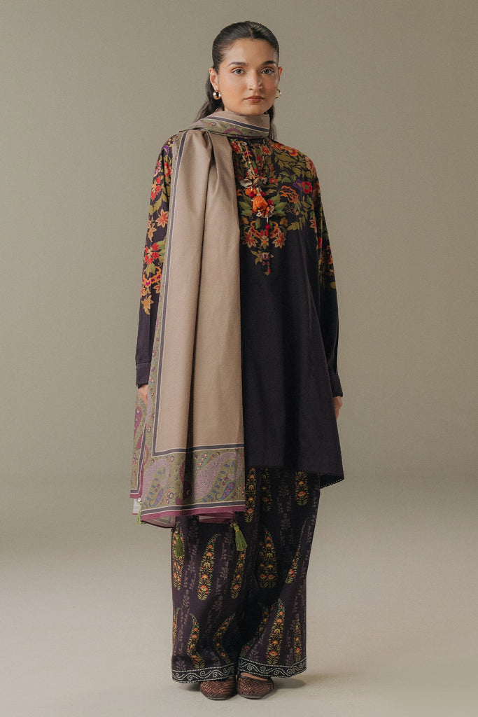 Zara Shahjahan Coco Prints Winter Edit V – Autumn Line-10B