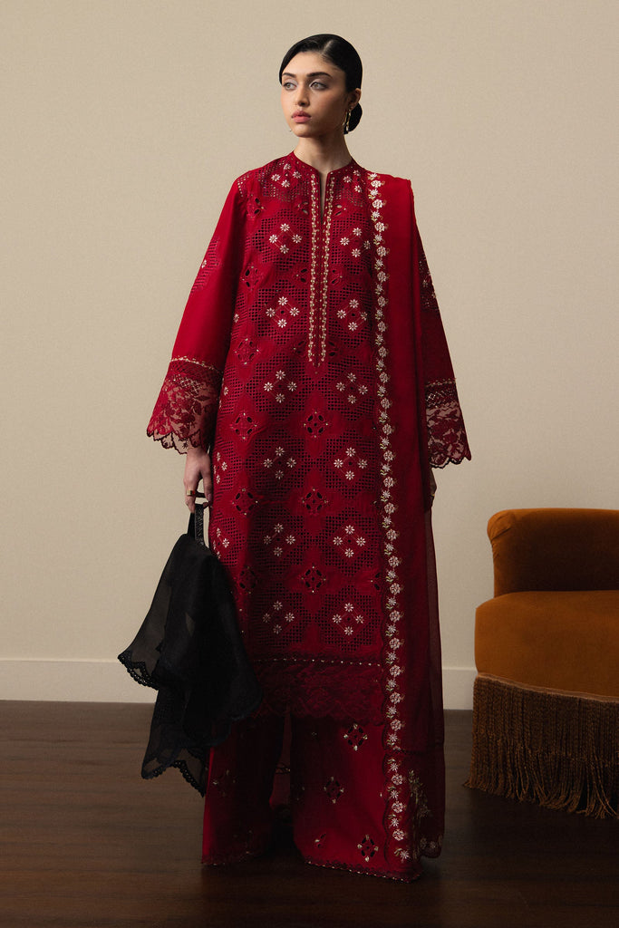 Zara Shahjahan Satori Luxury Lawn – Akari-D8