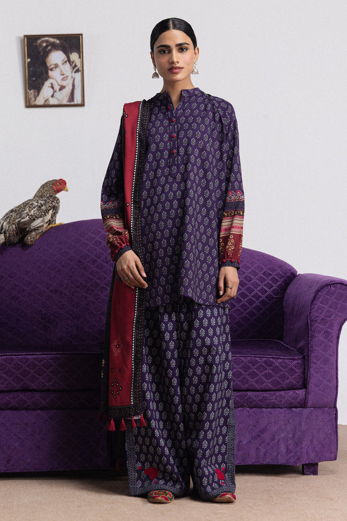 Zara Shahjahan Coco Prints Winter – Anika-3B