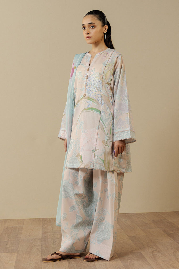 Zara Shahjahan Coco Prints Lawn Drop III – Fiora-2B