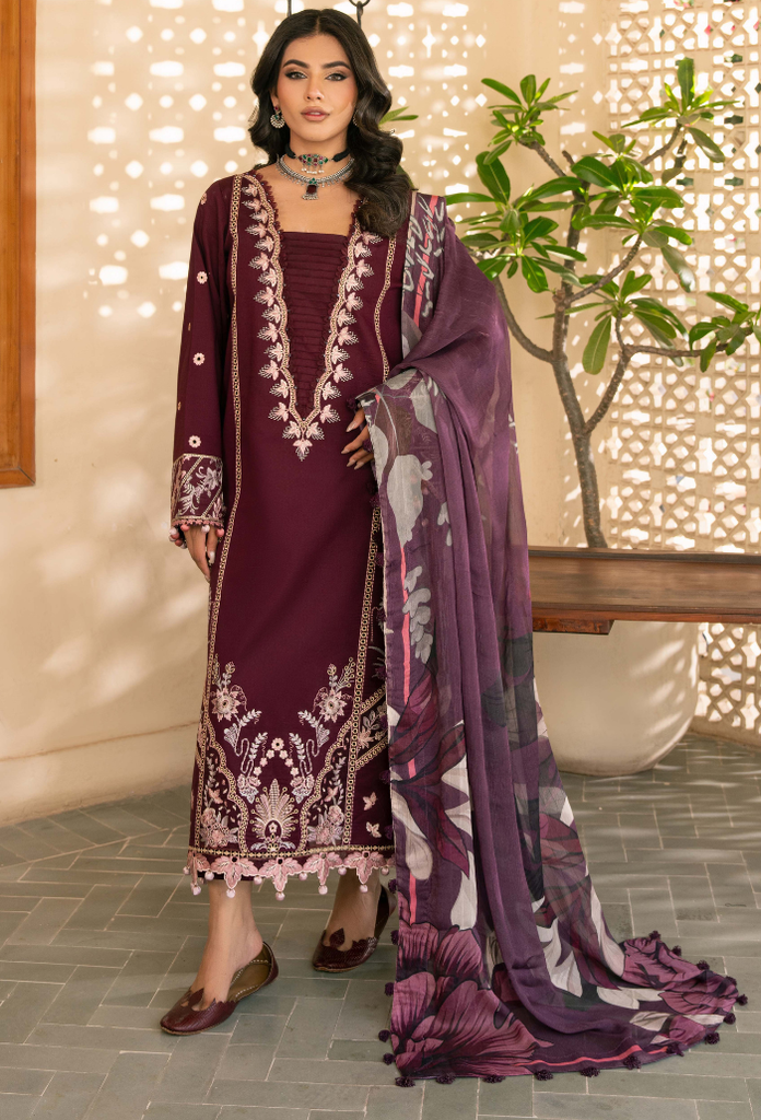 Humdum Mehrmaa Lawn – D05 Mahveen