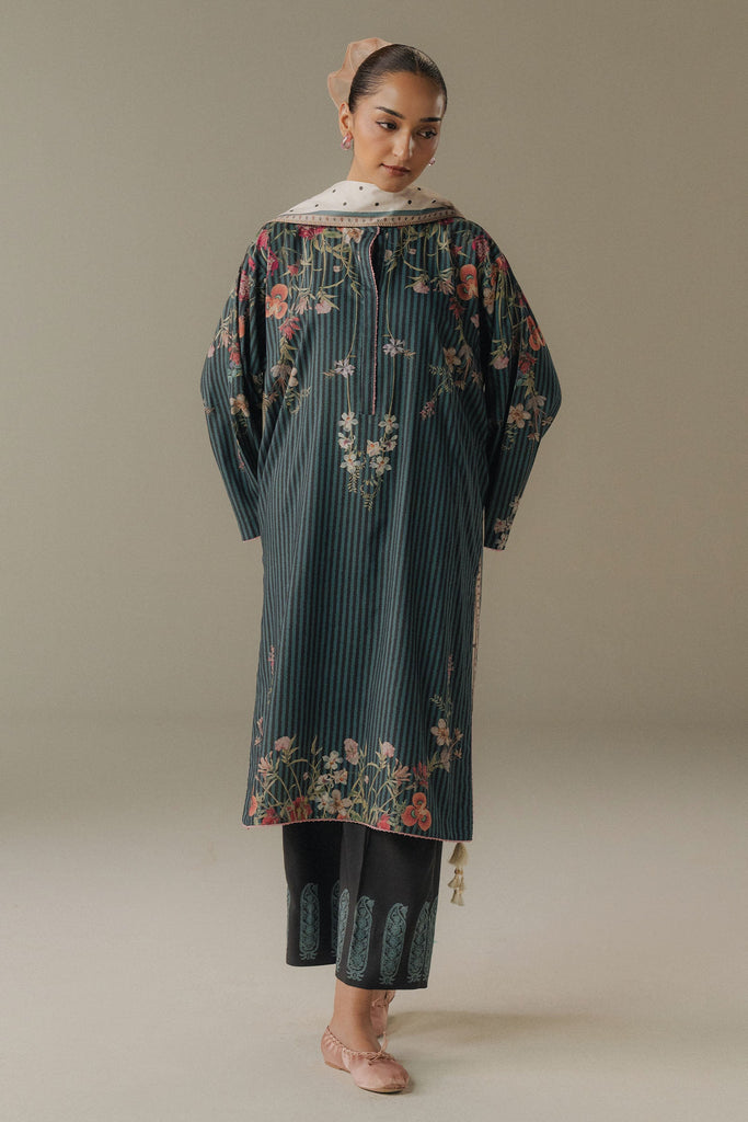 Zara Shahjahan Coco Prints Winter Edit V – Amber Days-1B