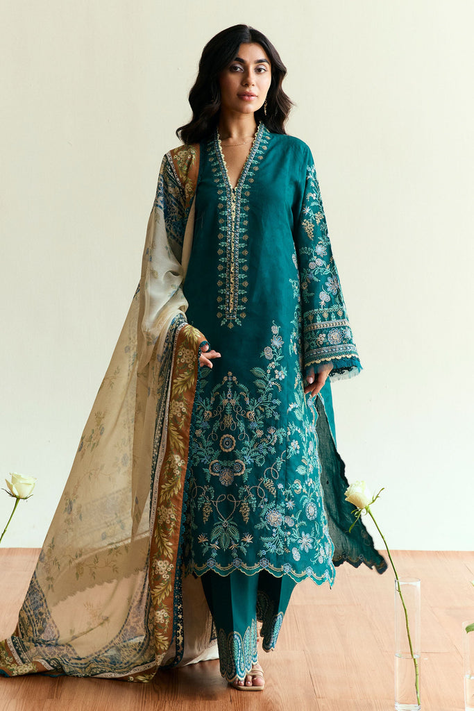 Zara Shahjahan Coco Eid Edit Lawn – Marigold-D4