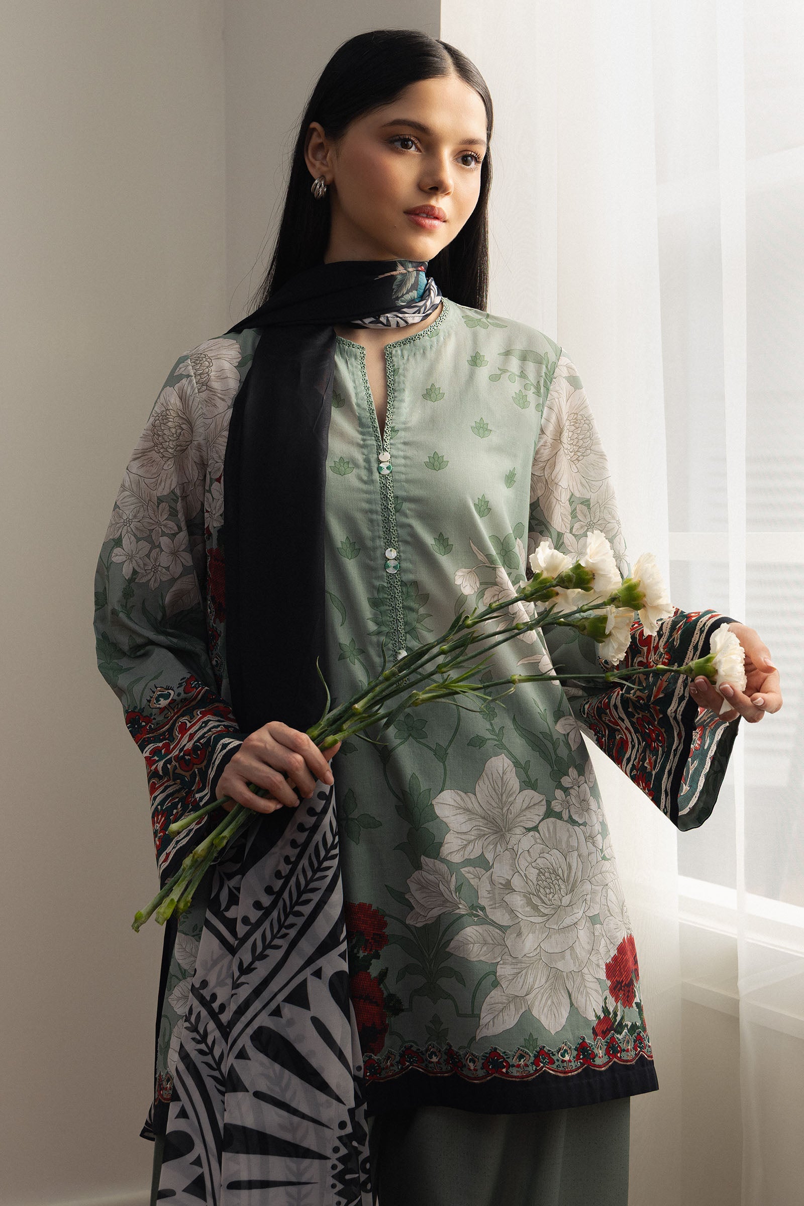 zara shahjahan green dress Zara Shahjahan | Festive Eid 24 | ZC-2029 main image 0