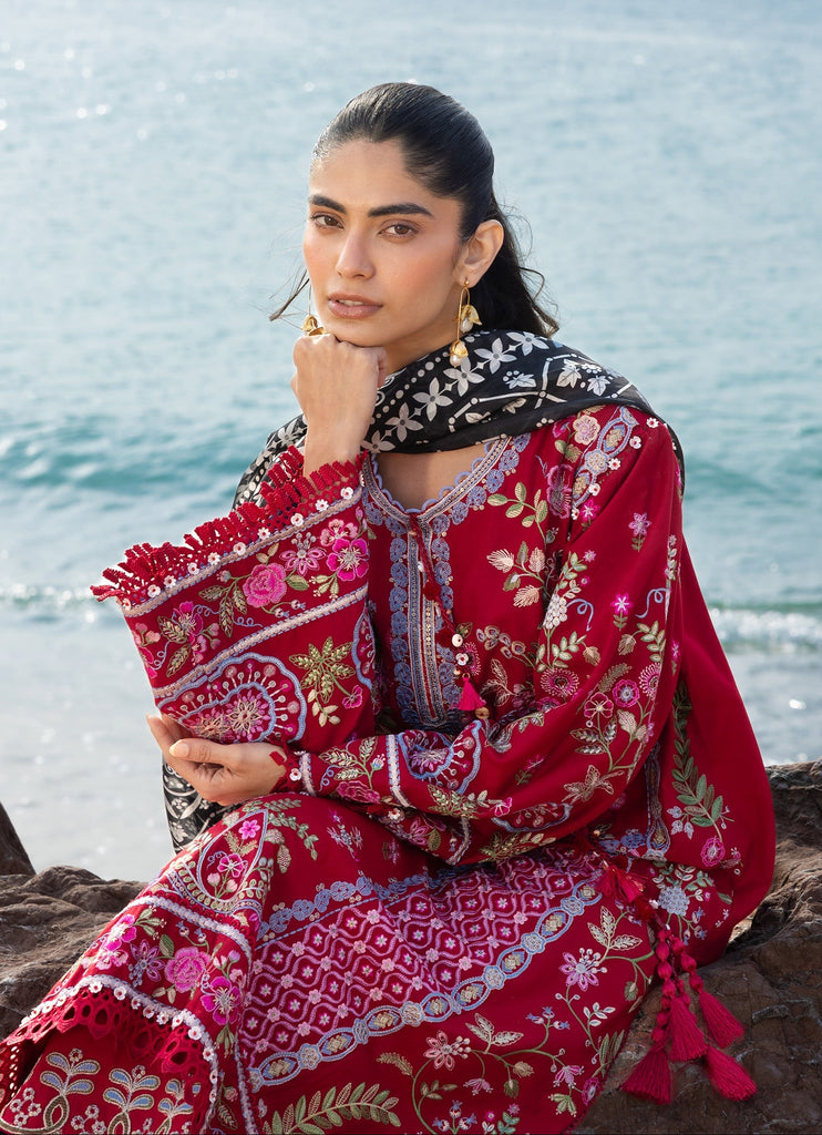 Sadaf Fawad Khan Festive Luxury Lawn – Laal