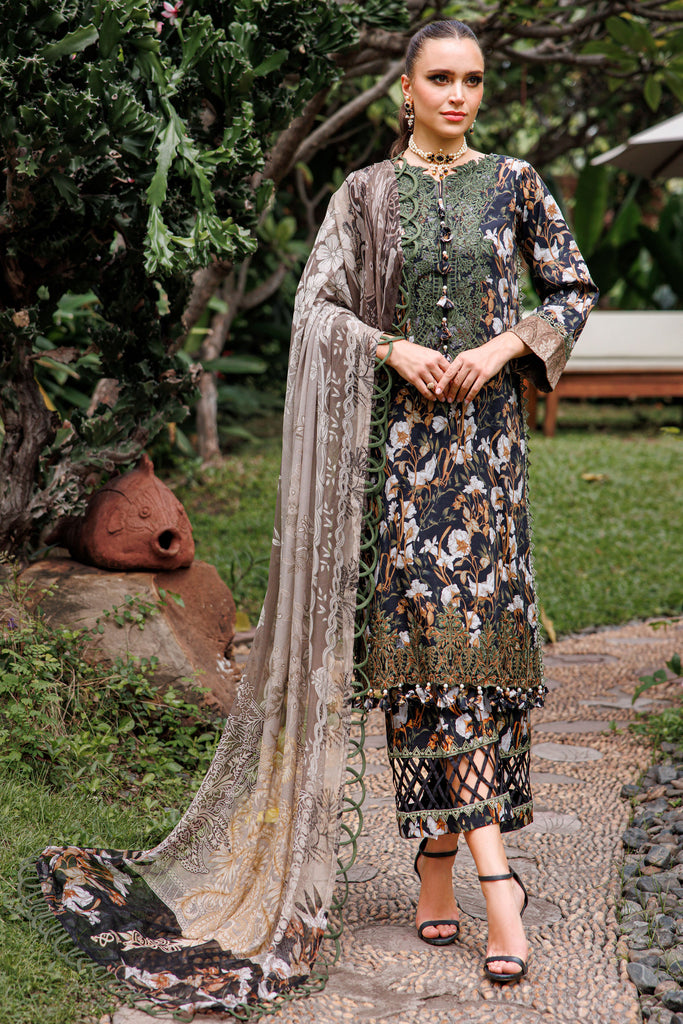 Jade Flora Cotton Satin 3PC Suit – 20270