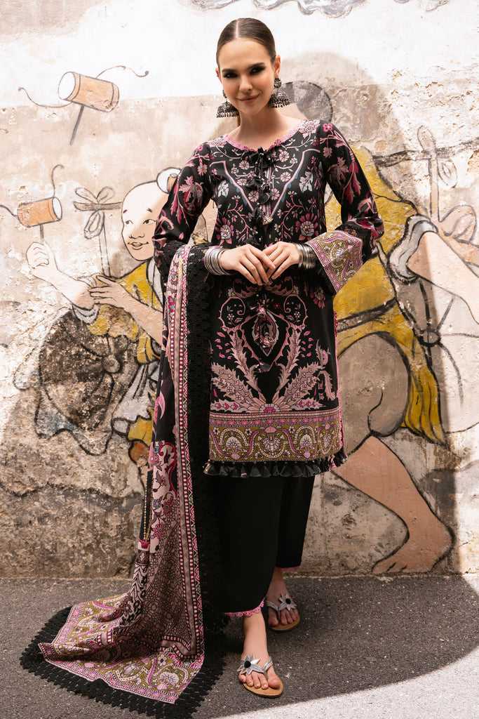Jade Urbane Lawn Prints – 20583A BLACK