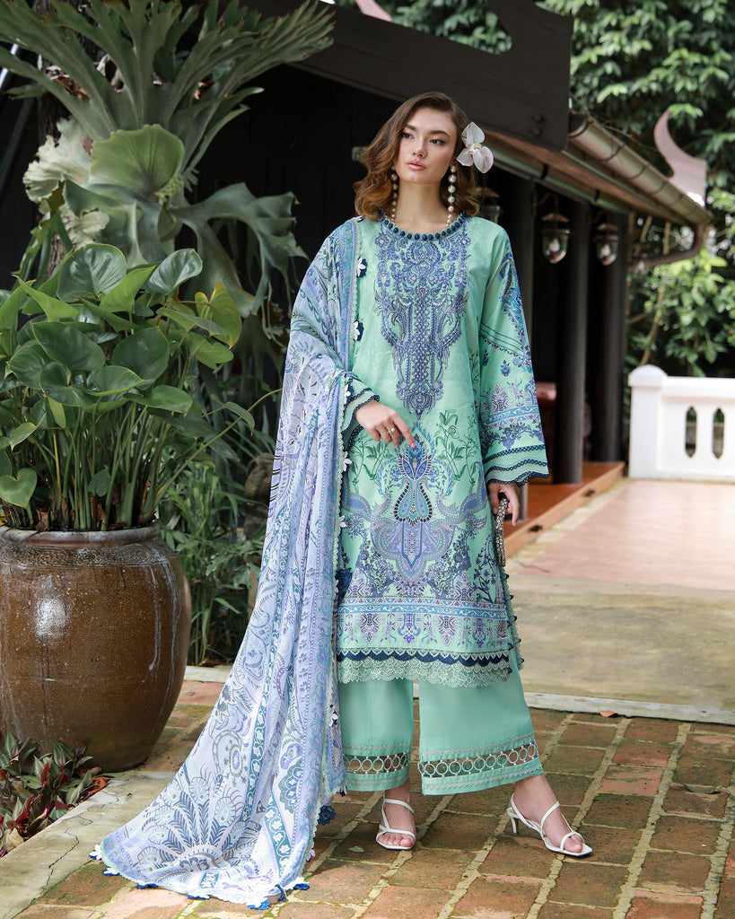 Jade Urbane Embroidered Lawn – Monarque