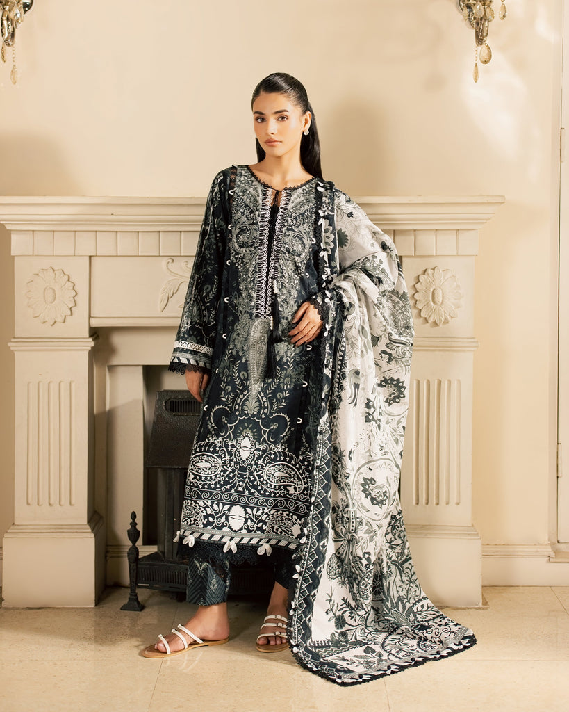 Jade Monochrome Lawn – 21212