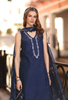 Saadia Asad Noor Eid Luxe Printskhaas Lawn – D6 - A - Imperial Blue
